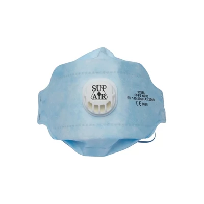 SupAir FFP2 hárompaneles szelepes szűrőfélálarc