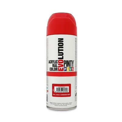 Pinty Plus  EVO akril RAL 3002 400ml Kárminpiros (Carmine red)