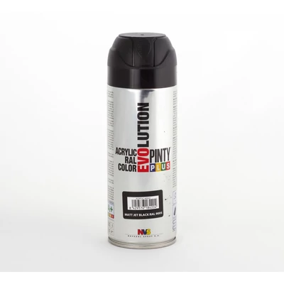 Pinty Plus  EVO akril RAL 9005 400ml Matt fekete