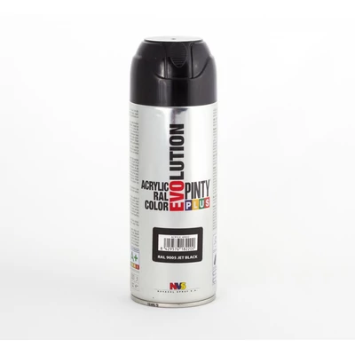 Pinty Plus  EVO akril RAL 9005 400ml Fényes fekete