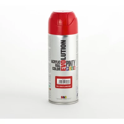 Pinty Plus  EVO akril RAL 3000 400ml Tűzpiros
