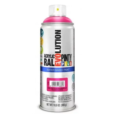 Pinty Plus EVO VIZES BÁZISÚ FÉNYES AKRIL RAL 4010 400ML(Telemagenta) NOV779