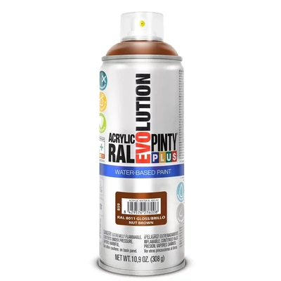 Pinty Plus EVO VIZES BÁZISÚ FÉNYES AKRIL RAL 8011 400ML(Nut brown)