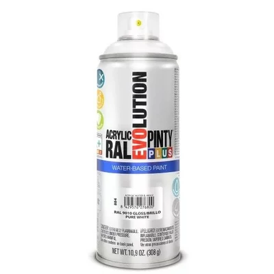 Pinty Plus EVO VIZES BÁZISÚ FÉNYESAKRIL RAL 9010  400ML(White ) NOV884