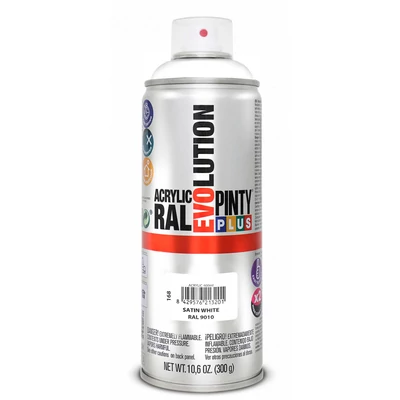 Pinty Plus EVO akril RAL 9010 SelyemFényű 400ml(Satin White)