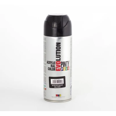 Pinty EVO akril RAL 9005 Selyem fényű fekete 400ml