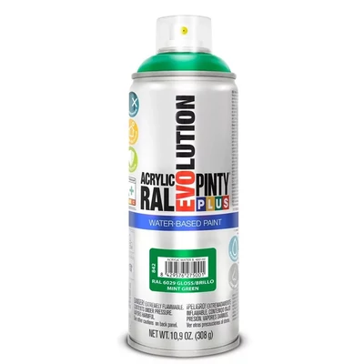 Pinty Plus EVO VIZES BÁZISÚ FÉNYES AKRIL RAL 6029 400ML(Mint green)