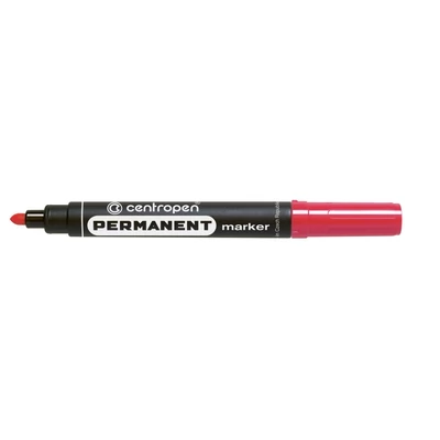 Centropen alkoholos marker kerek piros
