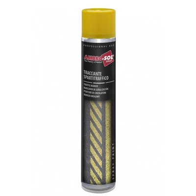 Ambrosol Útburkolat jelölő spray sárga 750ml