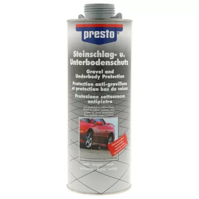 Presto Kavicsfelverődés ellen fekete csavaros flakon (rücsi) 1 l