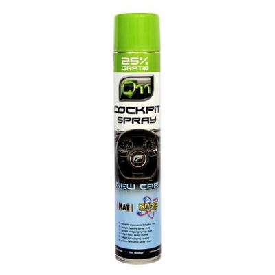 Q11 | műszerfalápoló & tisztító habspray | új autó illat | matt hatás | 750 ml