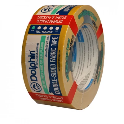 Blue Dolphin KÉTOLDALI ÖNTAPADÓ szalag szöveterősítéssel 50mmx25m