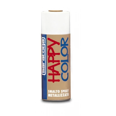 HAPPY COLOR Metálfesték ezüst 400ml