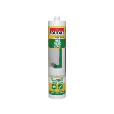 Soudal Akryl tömítő fehér 280ml