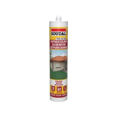 Soudal Neutrális szilikon fehér 280ml