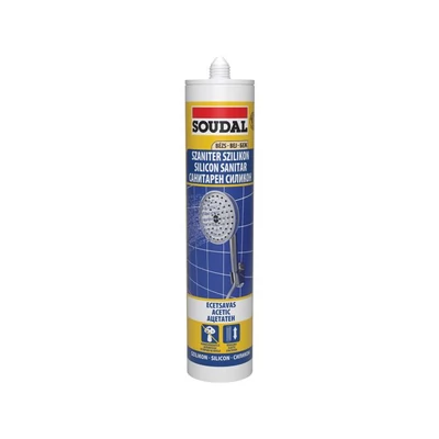 Soudal Szaniter ecetsavas szilikon bézs 280ml