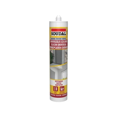 Soudal Univerzális szilikon transzparens 280ml