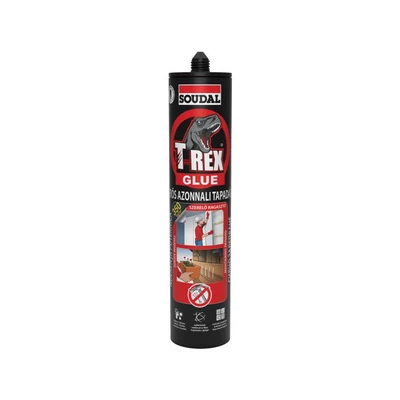 Soudal T-REX piros Azonnali szerelőragasztó 380g