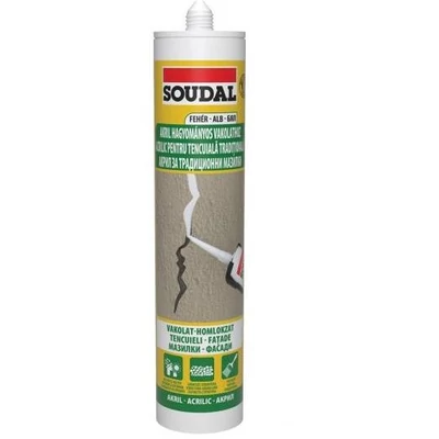 Soudal Akryl Vakolatjavító  /280ml - Struktúrál