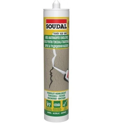 Soudal Akryl Vakolatjavító  /280ml - Struktúrál