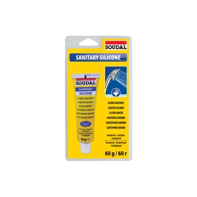 SOUDAL Szaniter szilikon fehér bliszter 60g
