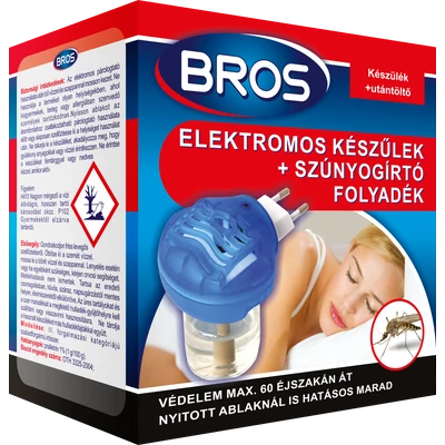 Bros Szúnyogirtó elektromos kész.+ folyadék 1