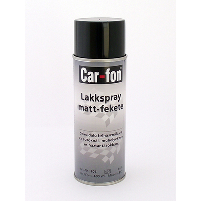 CarloFon - Matt fekete spray, 400 ml