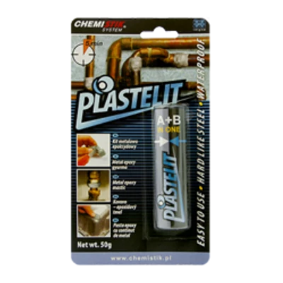 Chemistik - Plastelit 2k, epoxy gyurma, 50 gr