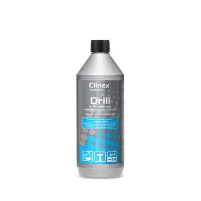 CLINEX Drill Lefolyótisztító, PH 14, 1L