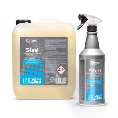 CLINEX Steel rozsdamentes fémfelület tisztítószer PH2 1L (6 flak./#)
