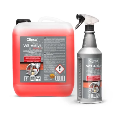 CLINEX W3 Active Shield aktív fürdőszobai tisztítószer PH3 1L (6 flak./#)