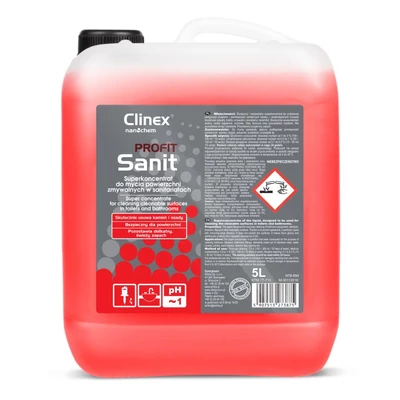CLINEX PROFIT Sanit szaniter tisztítószer koncentrátum PH1 5L