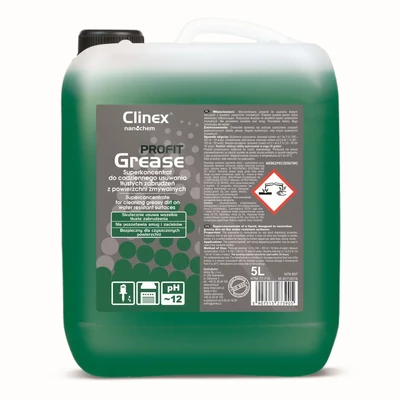 CLINEX PROFIT  Grease zsíroldó tisztítószer koncentrátum PH12 5L