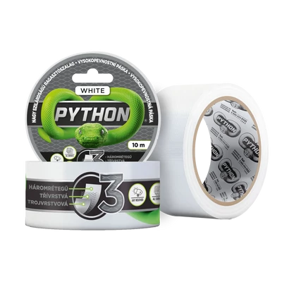 Python nagy szilárdságú ragasztószalag 48 mm x 10 m fehér