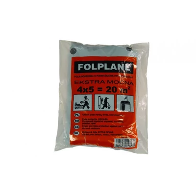 Takarófólia 33 mikron EXTRA  / 4 x 5 m. Létrázható