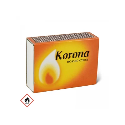 KORONA HOSSZÚ BIZTONSÁGI GYUFA