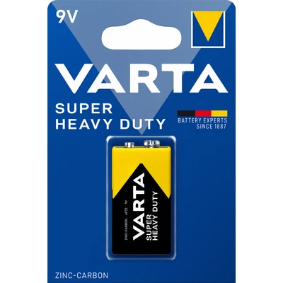 Varta elem, 6F22 9V Super Heavy Duty  1 db