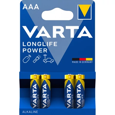 Varta elem mikro cerzua. LR03 Longlife Power 4db/csomag