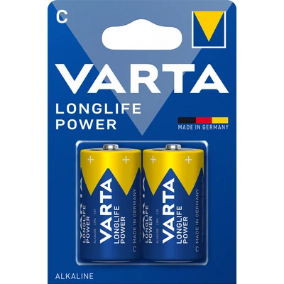Varta elem,baby LR14 Longlife Power 2 db/csomag