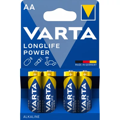 Varta elem,ceruza LR6 Longlife Power 4 db/csomag