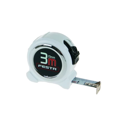 Mérőszalag FESTA 3mx19mm fehér