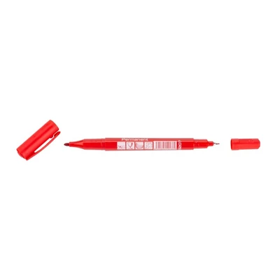 Tartós jelölő WESTBERG (fix) kétoldalas piros 140mm