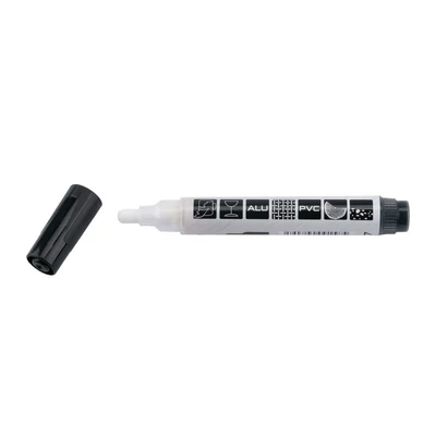 Tartós jelölő fekete 140mm extra erős hegyű 6.5mm