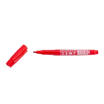 Tartós jelölő (fix) piros vékony hegyű WESTBERG 137mm