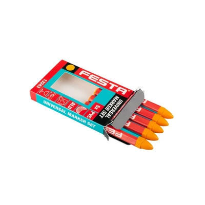FESTA univerzális jelölő 120mm sárga 5 db