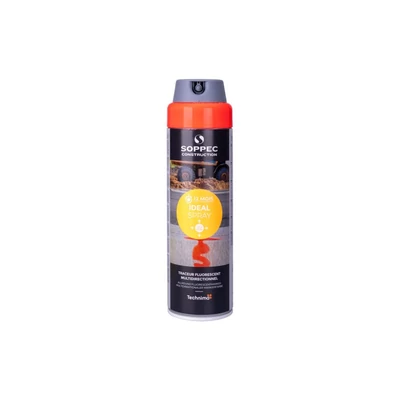 Spray fluoreszkáló IDEAL 12M piros 500ml