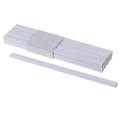 Fehér lakkozású, nyomtatás nélküli ácsceruza (250 mm) – kiválóan alkalmas reklámcélokra