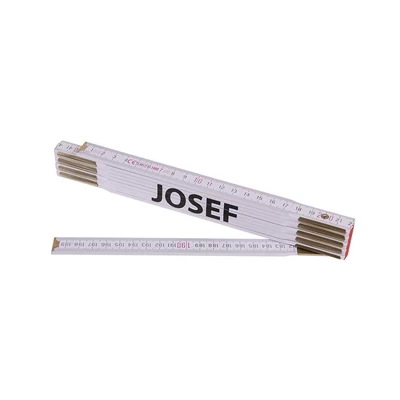 Összecsukható mérőléc 2m JOSEF (PROFI, fehér, fa)