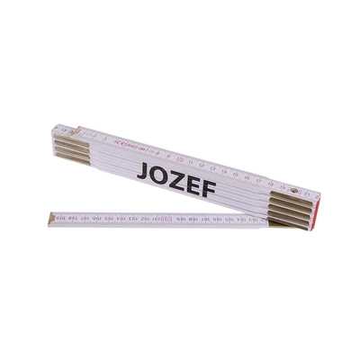 Összecsukható mérőléc 2 m JOZEF (PROFI, fehér, fa)