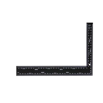 Szögvonalzó fekete 300x200mm